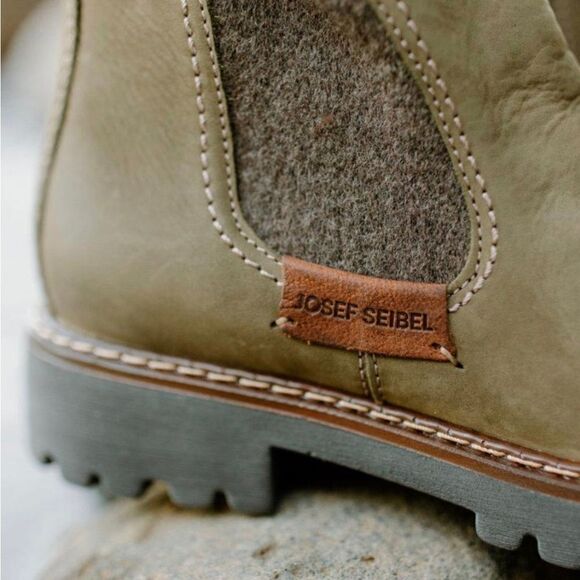 Josef Seibel  Marta 03 Chelsea Boot Olive Green boots size  5.5 (36) - Picture 4 of 12